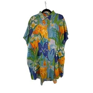Jams World Wonderland Print Shirt Dress Medium